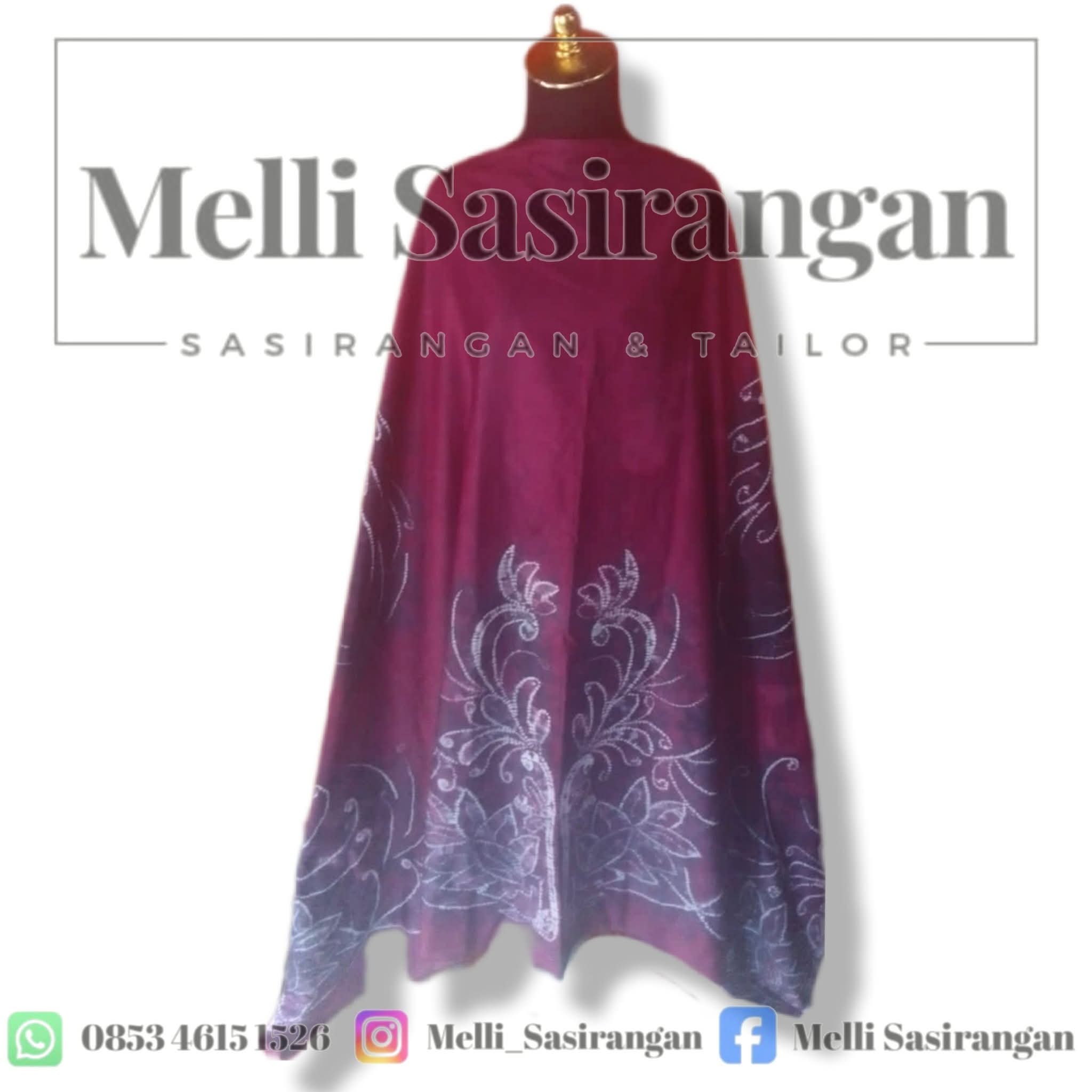 Kain Sasirangan Motif Merah